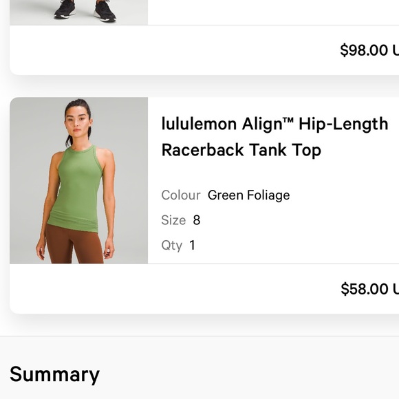 Lululemon Align Hi-Length Racerback Tank Top - Picture 6 of 6